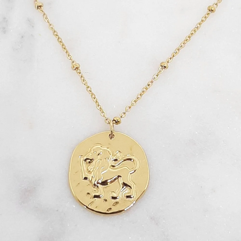Collier signe Astrologique Lion