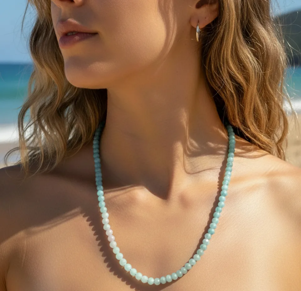 Collier Rainbow (couleurs pastels)