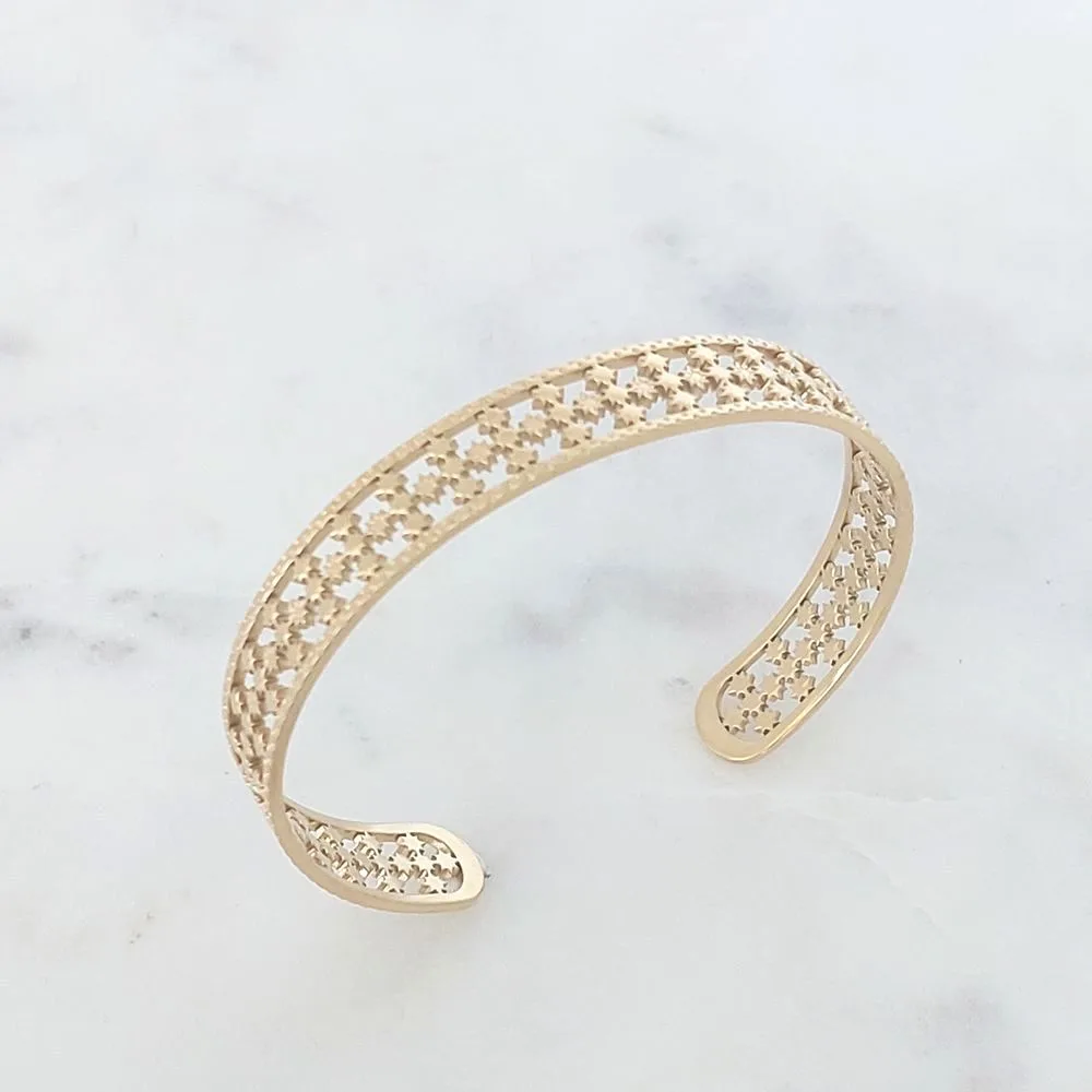 Bracelet jonc "Carol" (doré)