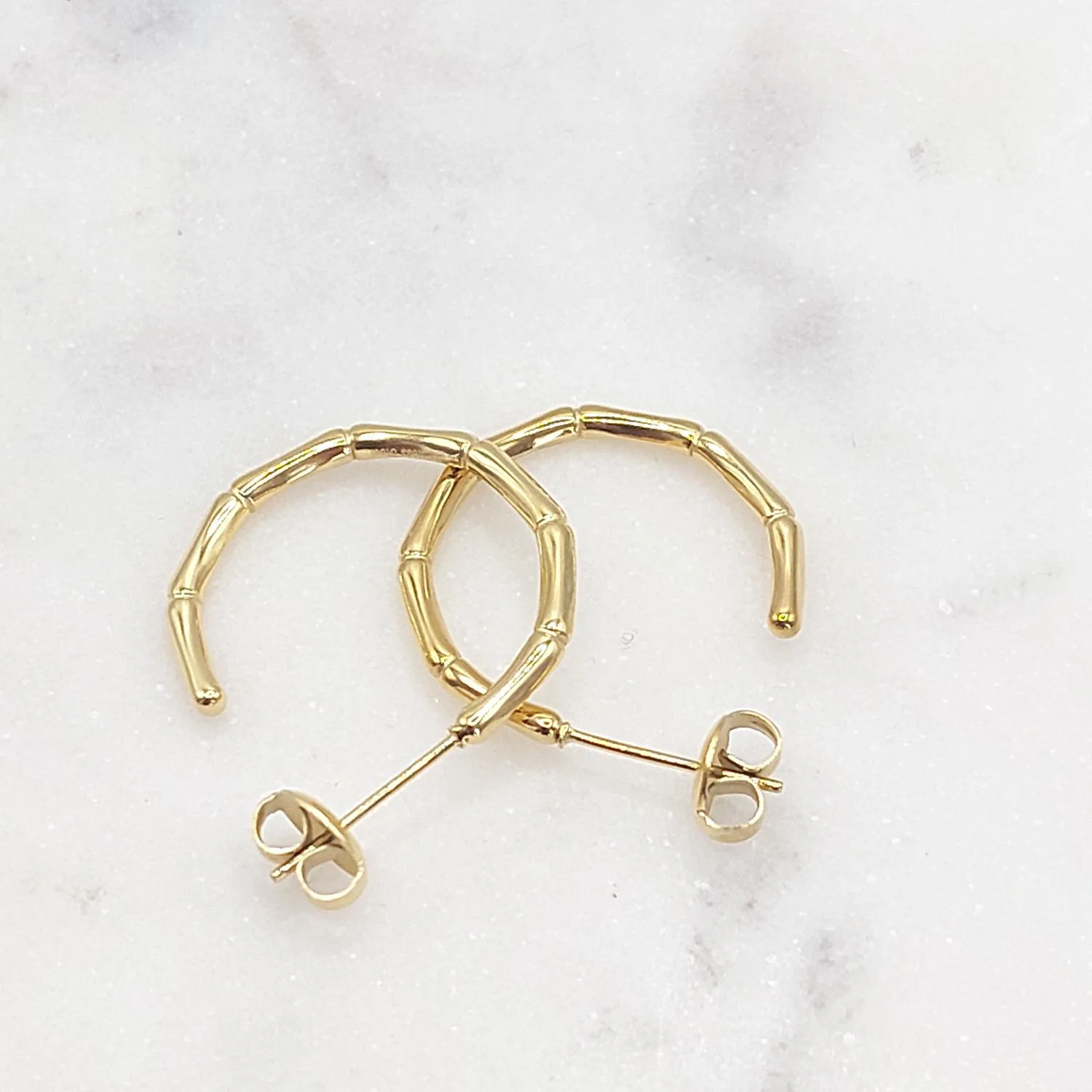 Boucles d'oreilles créoles Lydia