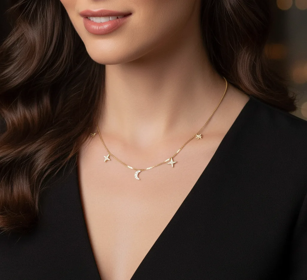 Collier Capucine (plaqué or)