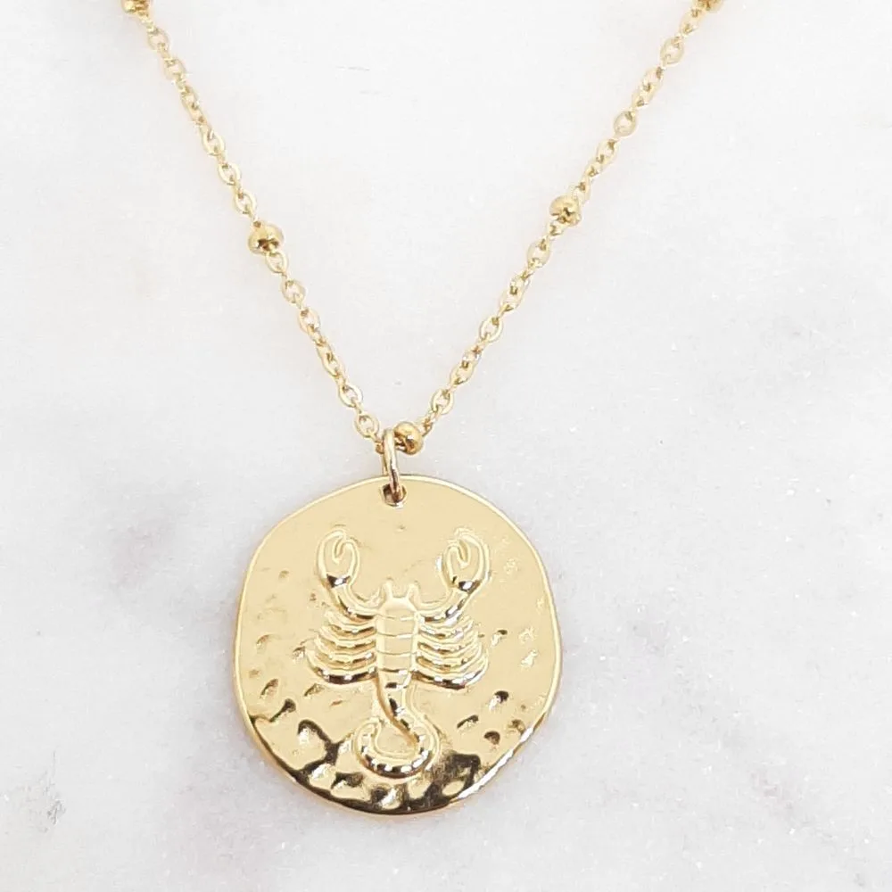 Collier signe Astrologique Scorpion